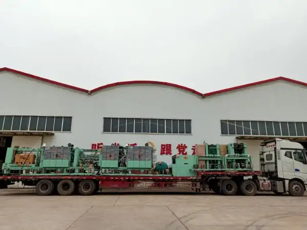 糊底机发货现场